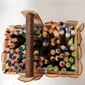 120 Buntstifte-Set im Korb (VE: 1 Stück) – Bild 2